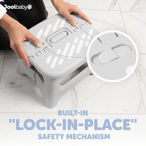 Jool Baby Folding Step Stool for Potty Training - Lock Prevents Pinching