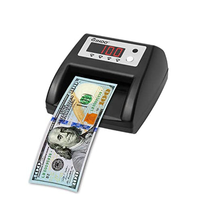 Automatic Counterfeit Bill Detector, Money Detector and Counter with UV, MG, IR, Size and Image Detection, USD Currency Value Checker Scanner, Black - style: T0030US Auto Bill Checker