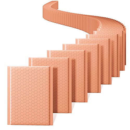 Metronic Bubble Mailer 6x10 100 Pack Peach Opaque Padded Envelopes - color: Peach, size: 6x10" 100 pc