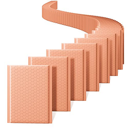 Metronic Bubble Mailer 6x10 100 Pack Peach Opaque Padded Envelopes - color: Peach, size: 6x10" 100 pc