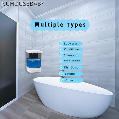 Manual Soap Dispenser Wall Mounted 33.8oz Bathroom Commercial