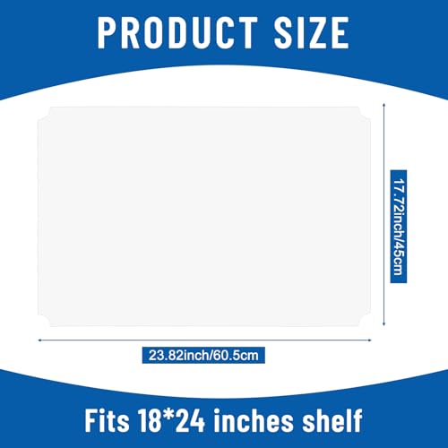 Frienda Wire Shelf Liners,18 x 24 Inch,Clear,Set of 10 - color: Clear, size: 18 x 24 Inch