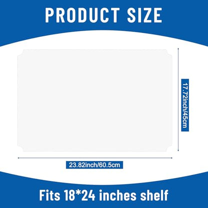 Frienda Wire Shelf Liners,18 x 24 Inch,Clear,Set of 10 - color: Clear, size: 18 x 24 Inch