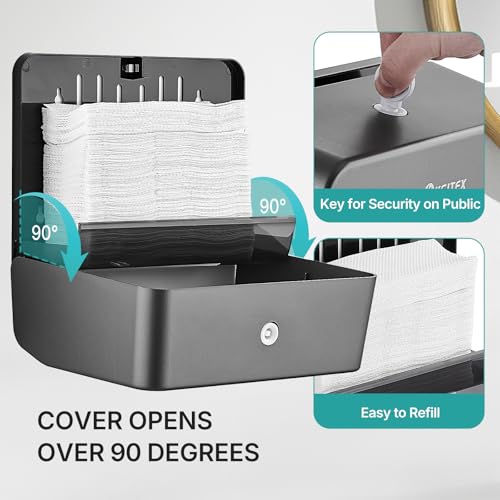 Paper Towel Dispenser Holder Wall Mount - color: Ks-5853-g