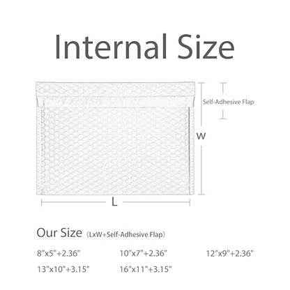Blue Side-Loading Bubble Mailers 12 x 9 Inches,Pack of 27 - size: 12x9" 27PCS
