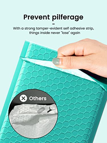 GSSUSA 100 Pack Bubble Mailers 6x10 Inches Teal Padded Envelopes Shipping - color: Teal, size: 6x10 100pc