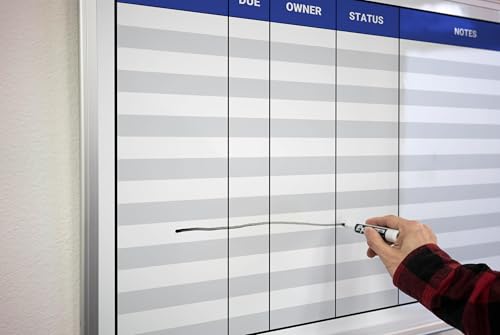 Task List Whiteboard (36in x 24in) - size: 36"W x 24"H
