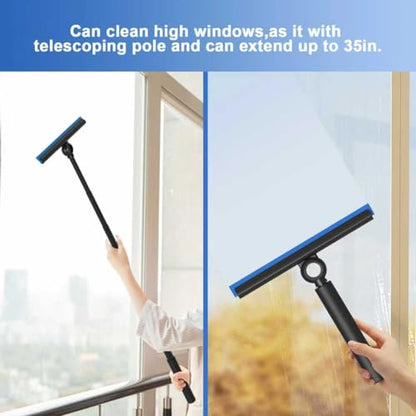 Shower Squeegee for Glass Doors with Long Handle