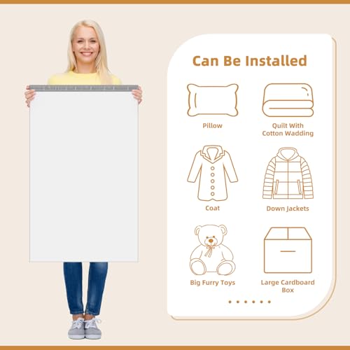 Fuxury Extra Large Poly Mailers 24x36" 25Pcs, XXL Jumbo Shipping Bags,White - color: White, size: 24x36" 25pcs