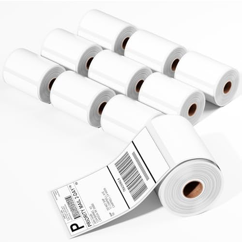 4x6 Thermal Shipping Labels Replace for Rollo, Zebra, Nelko, MUNBYN, JADENS - size: Roll 2500 Shipping Labels