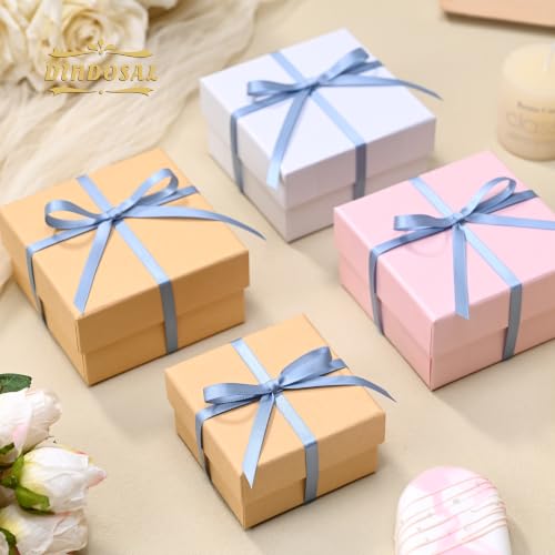 Dusty Blue Double Face Satin Ribbon 1/4 Inch x 100 Yards - color: Dusty Blue, size: 1/4 Inch (6mm)