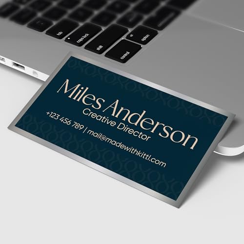 24/48/96 Pack, 3.5"x2" Personalized Magnetic Business Cards, Custom Magnets for Business, Branding and Advertising, 30 Mil Customizable Fridge Magnet Cards with Image, Logo and Text, Design 5 - color: Design 5