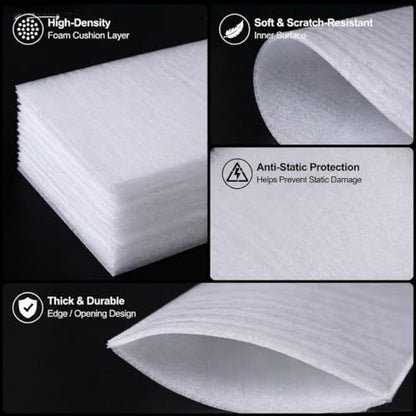 10Pcs 24x36inch Foam Pouches,Multi-size Extra Large Foam Pouches. - size: 24x36inch 0.5MM