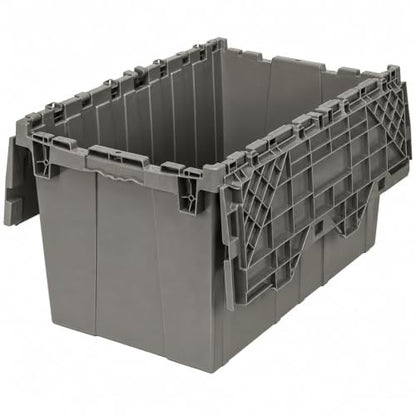 Storage Bins with Lids Heavy Duty Stackable Storage Box - size: 25" x 15" x 14"