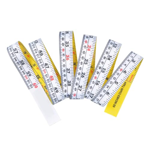 60'' Fractional Inch and Decimal Engineer Scale Cloth Tape Measure