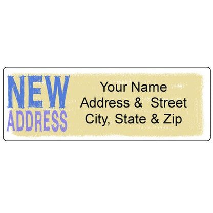 Stonehouse Collection New Address Return Address Labels, 90 Labels, 30 Sheets, 1 x 2.75 inches, Change of Address Label (New Address) - style: New Address