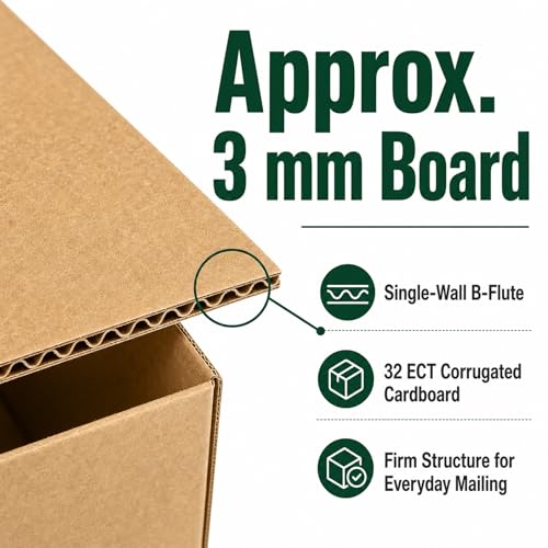 7x7x7 Brown Kraft Shipping Boxes for Small Business, 20 Pack - size: 7x7x7 Inch