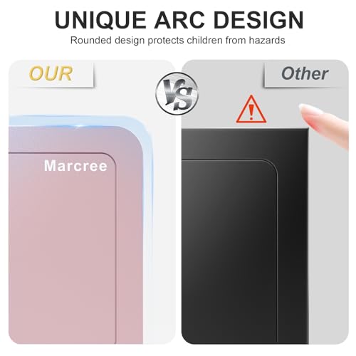 Marcree 0.23 Cubic Small Safe Box for Home, Mini Safes for Kids, Pink Safe - color: 0.23 cuft-PINK