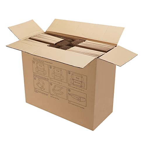 PHAREGE 50 Pack 9x6x2 inch Small Shipping Boxes, Brown Mailing Boxes - color: Brown, size: 9x6x2 inch 50 Pack