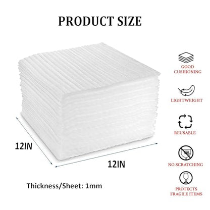 12 Inch Cushioning Foam Sheets 100pcs - color: 100 Pack