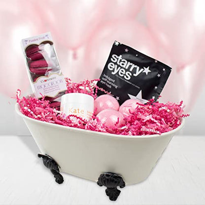 MagicWater Crinkle Cut Paper Gift Basket Filler - 2 LB - Diamond Strawberry - color: Diamond Strawberry Pink
