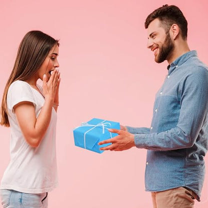 BEISHIDA 100 Sheets Blue Tissue Paper Bulk, Wrapping Tissue Paper for Gift Bags, 14 x 20 Inch Gift Wrap for Birthday Wedding Graduation DIY Crafts Holiday Flowers - color: blue