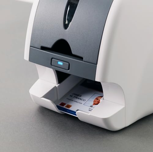 IDP SMART-31S ID Card Simplex Printer Kit with PC Only Software, 250 Print YMCKO Color Ribbon, and 100 PVC Plastic Cards - style: SMART-31S Simplex Printer Kit