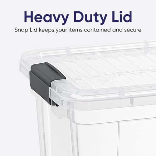 Superio Mini Storage Container Organizing Bin with Removable Tray Deep Plastic Tools, Sewing, Crafts Box, 2.5 Qt. - size: X Mini 2.4 Qt. X Deep
