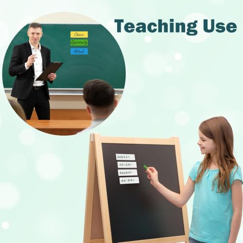 LLPT Dry Erase Magnetic Labels, 0.5" x 2" 50 Packs, Red - color: Red, size: 0.5" x 2"