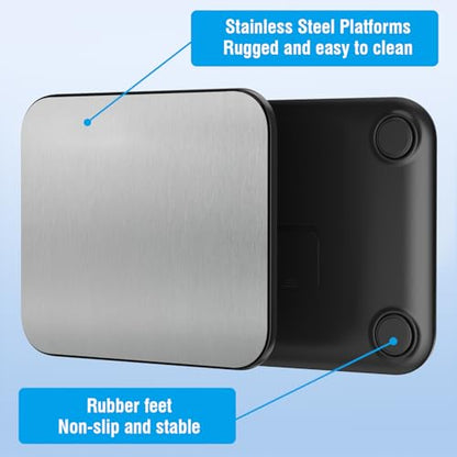 GRAM PRES Shipping Scale, 440 lbs/10g Highly Accurate Postal Scale