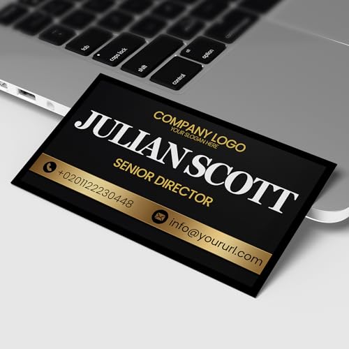 24/48/96 Pack, 3.5"x2" Personalized Magnetic Business Cards, Custom Magnets for Business, Branding and Advertising, 30 Mil Customizable Fridge Magnet Cards with Image, Logo and Text, Design 3 - color: Design 3