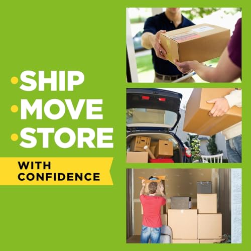 Scotch Sure Start Shipping Packaging Tape, 1.88" x 54.6 yd, Designed for Packing, Shipping and Mailing, Quiet Unwind, No Splitting or Tearing, 3" Core, Clear, 1 Roll (345) - size: 1 Roll
