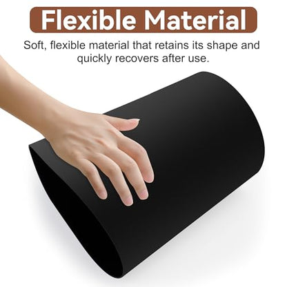 Soddeph 2.5 Gallon Trash Can,Plastic Garbage Recycling Bin,Waste Trash Bin,Round Container Bin Wastebasket forOffice,Home,Bathroom,Kitchen (Black, 1 Pack) - color: Black