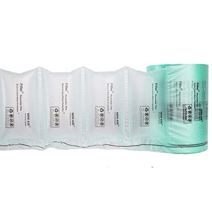 MINI AIR EASI Air Pillows for Shipping, Packaging Air Bags for Mini Air Easi EA1 White Machine, 8"X4" 918FT Inflatable Supplies Box Filler, Air Cushion Film, 1 Roll - size: 1 roll