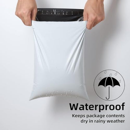 KKBESTPACK White Poly Mailers 10x13 in, Shipping Bags, 200 Pcs - size: 10" x 13" 200pcs