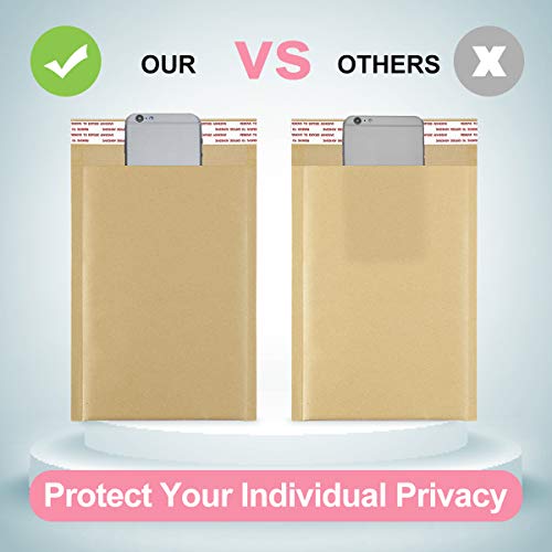 UCGOU Natural Kraft Bubble Mailers 12x16" 25 Pack Usable Size 12x15" Brown - size: 12x16" 25PC
