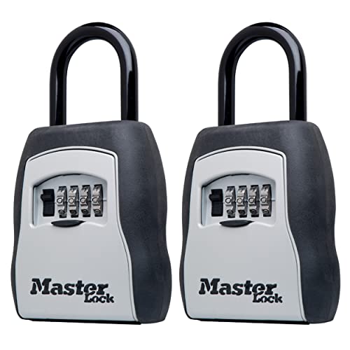 Master Lock Portable Key Lock Box, Combination Lock Box 2-Pack 5400EC2 - size: 2 Pack, style: Standard Shackle