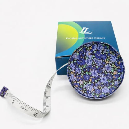 Body Measuring Tape for Body Cloth Tape Measure Fabric Tailors Sewing Medical Measurements TapeLeather Tape Measure Retractable Dual Sided Ruler (Purple Flowers) - color: Purple Flowers