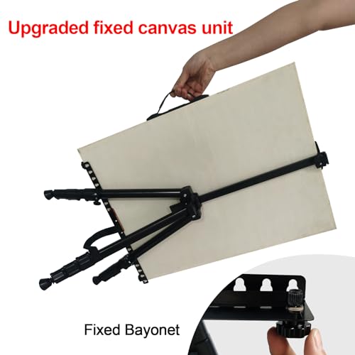 RRFTOK 2 Pack 17-66 Inch Art Easel Stand for Painting and Sign, Black - style: 66B 2-Pack