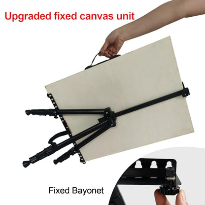 RRFTOK 4 Pack 17-66 Inch Art Easel Stand for Painting and Sign, Black - style: 66B 4-Pack