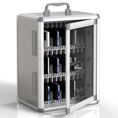 36 Slots Cell Phone Locker for Classroom with Code&Key Lock - size: 36 Slots
