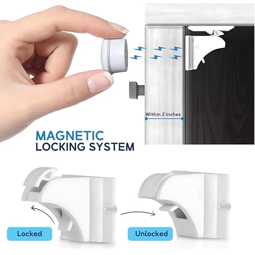 Baby Proof Me Baby Proofing Magnetic Child Safety Cabinet Locks, 36-Pack - size: 36 Locks + 9 Keys