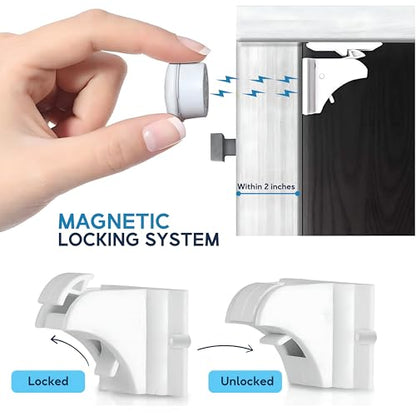 Baby Proof Me Baby Proofing Magnetic Child Safety Cabinet Locks, 36-Pack - size: 36 Locks + 9 Keys