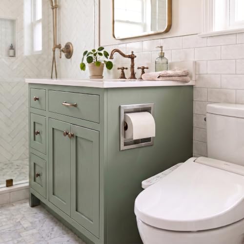 Toilet Paper Holder for Bathroom Renovation - color: Silver