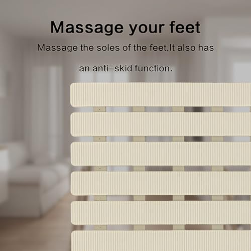 BEMISO Shower Mat Non Slip Bathtub Mat 27.5 x 15.7 Inch Bath Mat for Tub - color: Beige, size: 27.5 x 15.7 inches