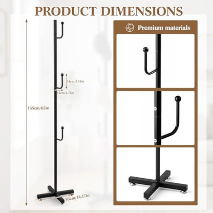 Gisafai Standing Hat Rack for 30 Caps, Hat Tree Stand