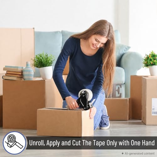 Mr. Pen- Heavy Duty Packing Tape Dispenser Gun, 2 Inch - color: Black, size: 2 Pack