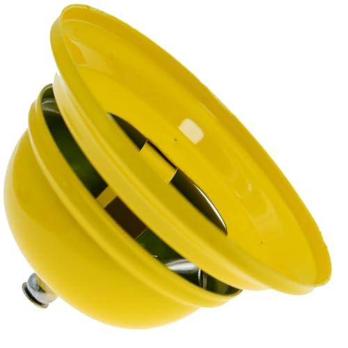 Call Bell Desk Service Ding Bell for Restaurant Hotel Room Kitchen Party Office Receptionist Elderly Teachers Chef Large Cute Bell Whole Yellow,3.3 inch - color: Whole Yellow