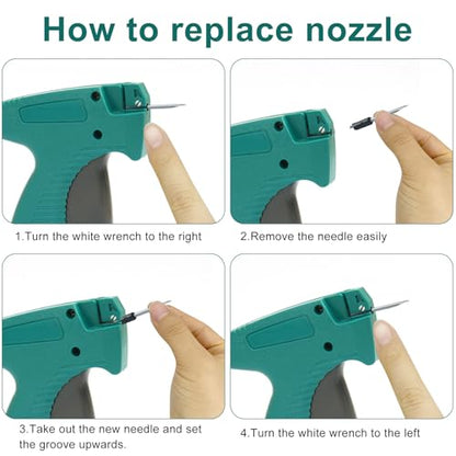 Jiozermi Standard Tagging Gun Needles, 5 Pcs