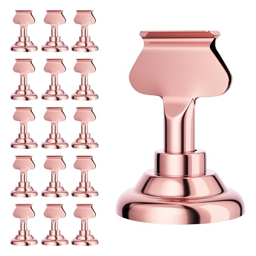 Urban Deco Roseold Table Number Holders, 16 Pack Weighted Place Card Stands - color: Rosegold 16PK